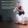 imageProsourceFit High Density Foam Rollers 36  inches long Firm Full Body Athletic Massager for Back Stretching Yoga Pilates Post Workout Trigger Point Release BlackBlack  36x 3