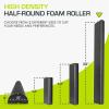 imageProsourceFit High Density Foam Rollers 36  inches long Firm Full Body Athletic Massager for Back Stretching Yoga Pilates Post Workout Trigger Point Release BlackBlack  36x 3