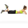 imageProsourceFit Leg Resistance Exercise Band Heavy Duty Tube 1520 pounds with Padded Ankle Cuffs for Lower Body Workouts