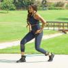 imageProsourceFit Leg Resistance Exercise Band Heavy Duty Tube 1520 pounds with Padded Ankle Cuffs for Lower Body Workouts