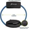 imageProsourceFit Leg Resistance Exercise Band Heavy Duty Tube 1520 pounds with Padded Ankle Cuffs for Lower Body Workouts
