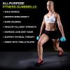imageProsourceFit Neoprene Dumbbell Coated for NonSlip Grip 10 lbAqua  7LB
