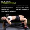 imageProsourceFit Neoprene Dumbbell Coated for NonSlip Grip 10 lbBlack  12LB