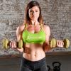 imageProsourceFit Neoprene Dumbbell Coated for NonSlip Grip 10 lbBrown  11LB