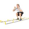 imageProsourceFit Raised Speed ampamp Agility Ladder with 6 Collapsible Hurdles for Footwork Football ampamp Soccer Elevated Training Workout Equipment