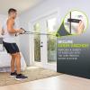 imageProsourceFit Single Stackable Resistance Bands with Door Anchor and Exercise Guide 812 LB Heavy Duty Fitness Tube for FullBody Exercises and Home WorkoutsAssorted  2 LB to 20 LB Resistance Level