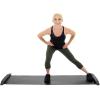 imageProsourceFit Slide Board Mat for Exercise 6 with End Stops Booties ampamp Carrying Bag for LowImpact Indoor Home Workouts and Sports TrainingStandard