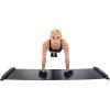 imageProsourceFit Slide Board Mat for Exercise 6 with End Stops Booties ampamp Carrying Bag for LowImpact Indoor Home Workouts and Sports TrainingStandard