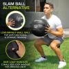 imageProsourceFit Soft Medicine Balls Wall Balls and Full Body Dynamic ExercisesBlack 20 LB
