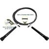 imageProsourceFit Speed Jump Rope 10 Adjustable Length Super Fast Turning for Cardio BoxingBlack