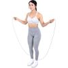 imageProsourceFit Speed Jump Rope 10 Adjustable Length Super Fast Turning for Cardio BoxingGrey