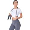 imageProsourceFit Speed Jump Rope up to 8 Foot Adjustable Length for Men and Women Foam Handles Ultra Light Rope for Boxing Jumping Exercises and Cardio WorkoutBlue