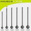 imageProsourceFit Steel Macebell Heavy Duty Steel Mace Workout Mace with NonSlip Grip for Gada Strength and Core TrainingBlack  10 LB