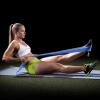 imageProsourceFit Therapy Flat Resistance Bands Set of 3 6 eachExtra Long for Stretching Pilates and Rehabilitation with Door Anchor