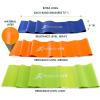 imageProsourceFit Therapy Flat Resistance Bands Set of 3 6 eachExtra Long for Stretching Pilates and Rehabilitation with Door Anchor