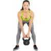 imageProsourceFit Vinyl Coated Cast Iron Kettlebells for Full Body Fitness WorkoutsBlack