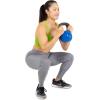 imageProsourceFit Vinyl Coated Cast Iron Kettlebells for Full Body Fitness WorkoutsBlue