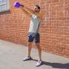 imageProsourceFit Vinyl Coated Cast Iron Kettlebells for Full Body Fitness WorkoutsPurple
