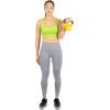 imageProsourceFit Vinyl Coated Cast Iron Kettlebells for Full Body Fitness WorkoutsYellow  10LB