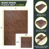 imageProsourceFit Wood Grain Puzzle Mat 12in 6 EVA Foam Interlocking Floor Tiles 24SQ FT for Secure Indoor Room Workout Flooring and Playmat Dark OakDark Oak  24 Sq Ft  6 Tiles