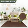imageProsourceFit Wood Grain Puzzle Mat 12in 6 EVA Foam Interlocking Floor Tiles 24SQ FT for Secure Indoor Room Workout Flooring and Playmat Dark OakDark Walnut  24 Sq Ft  6 Tiles