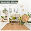 imageProsourceFit Wood Grain Puzzle Mat 12in 6 EVA Foam Interlocking Floor Tiles 24SQ FT for Secure Indoor Room Workout Flooring and Playmat Dark OakLight Oak  24 Sq Ft  6 Tiles