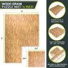 imageProsourceFit Wood Grain Puzzle Mat 12in 6 EVA Foam Interlocking Floor Tiles 24SQ FT for Secure Indoor Room Workout Flooring and Playmat Dark OakLight Oak  24 Sq Ft  6 Tiles