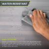 imageProsourceFit Wood Grain Puzzle Mat 12in 6 EVA Foam Interlocking Floor Tiles 24SQ FT for Secure Indoor Room Workout Flooring and Playmat Dark OakSlate Grey  24 Sq Ft  6 Tiles