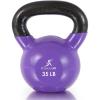 imageProsourceFit Vinyl Coated Cast Iron Kettlebells for Full Body Fitness WorkoutsPurple