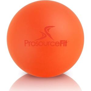 imageProsourceFit Lacrosse Massage Ball for SelfMyosfascial Release Deep Tissue Massage Muscle Mobility PostWorkout RecoveryOrange