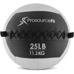 imageProsourceFit Soft Medicine Balls Wall Balls and Full Body Dynamic ExercisesGray 25 LB