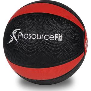 imageProsourceFit Weighted Medicine Ball for Full Body Workouts10 LB  RedBlack