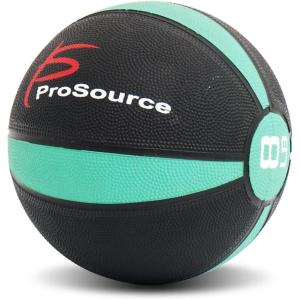 imageProsourceFit Weighted Medicine Ball for Full Body Workouts8 LB  GreenBlack