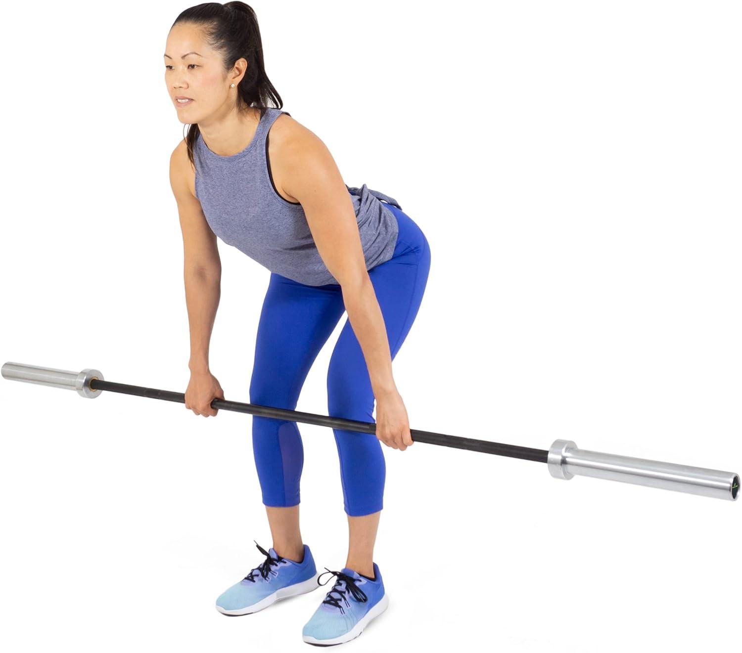 imageProsourceFit Olympic Barbell Multipurpose Weight Lifting Bar 160k PSI65ft  Womens