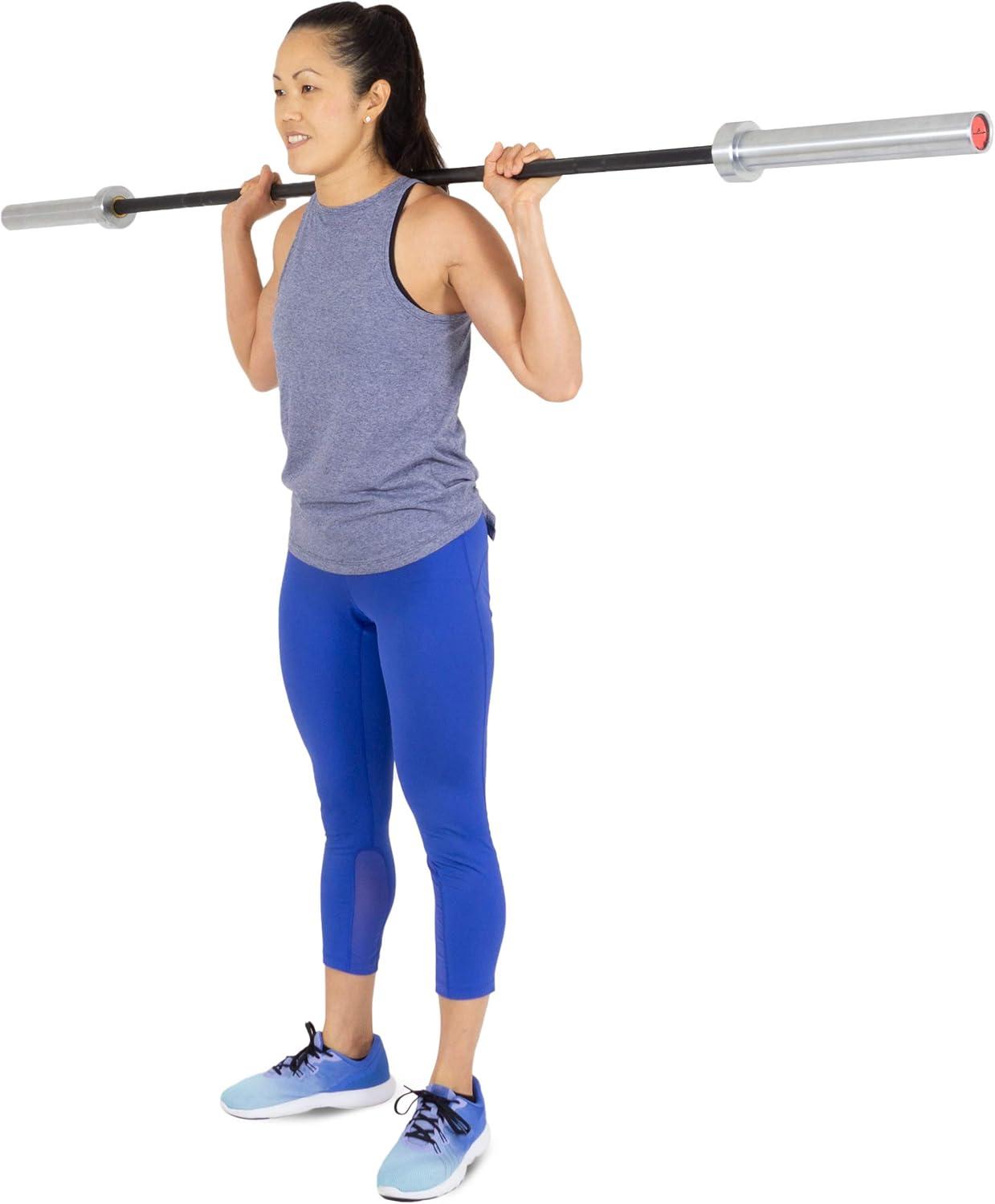 imageProsourceFit Olympic Barbell Multipurpose Weight Lifting Bar 160k PSI7ft  Mens