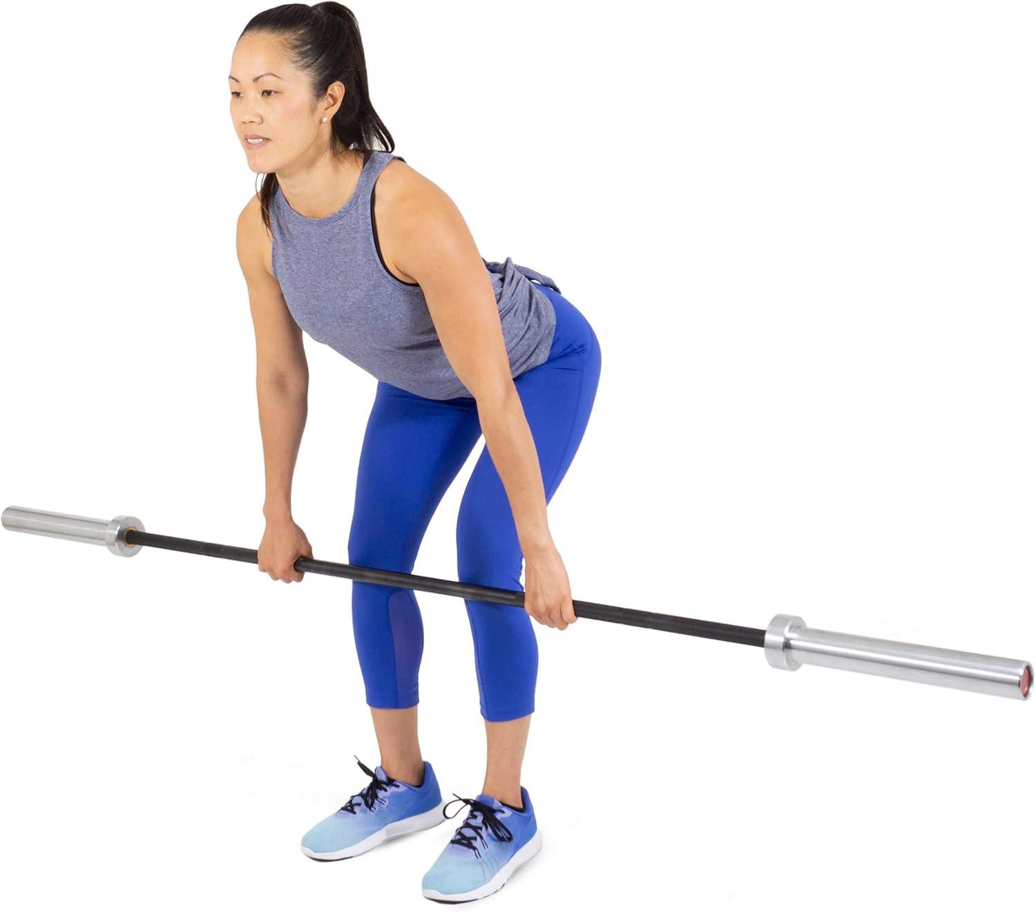 imageProsourceFit Olympic Barbell Multipurpose Weight Lifting Bar 160k PSI7ft  Mens