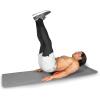 imageProsourceFit Abdominal AB Mat 15quot x 12quot High Density Core Trainer BlackRedBlackRed
