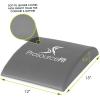 imageProsourceFit Abdominal AB Mat 15quot x 12quot High Density Core Trainer BlackRedGrey