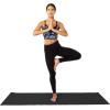imageProsourceFit Classic Yoga Mat 18 3mm Thick Extra Long 72Inch Lightweight Fitness Mat with NonSlip Grip for Yoga Pilates ExerciseBlack