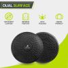 imageProsourceFit Core Balance Disc Trainer 14 Diameter with Pump for Improving Posture Fitness StabilityBlack