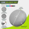 imageProsourceFit Core Balance Disc Trainer 14 Diameter with Pump for Improving Posture Fitness StabilityGrey
