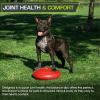 imageProsourceFit Core Balance Disc Trainer 14 Diameter with Pump for Improving Posture Fitness StabilityRed