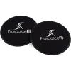 imageProsourceFit Core Sliding Exercise Discs DualSided Sliders for Use on Any Surface at Home or Gym for FullBody Workouts Set of 2Black