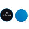 imageProsourceFit Core Sliding Exercise Discs DualSided Sliders for Use on Any Surface at Home or Gym for FullBody Workouts Set of 2Blue