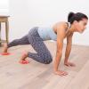 imageProsourceFit Core Sliding Exercise Discs DualSided Sliders for Use on Any Surface at Home or Gym for FullBody Workouts Set of 2Red