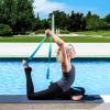 imageProsourceFit Durable Cotton Cinch Buckle Yoga Strap for Stretching Flexibility ampamp Physical TherapyAqua