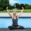 imageProsourceFit Durable Cotton Cinch Buckle Yoga Strap for Stretching Flexibility ampamp Physical TherapyBlack