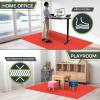 imageProsourceFit Exercise Puzzle Mat 1in Checkered EVA Foam Floor Tiles w NonSlip Texture Gym Mat w Interlocking Foam Tiles for Adjustable Surface Shock Absorbing Waterproof Gym Flooring BlueRed  12 Inch  6 Tiles  24 Sq Ft