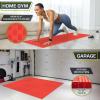 imageProsourceFit Exercise Puzzle Mat 1in Checkered EVA Foam Floor Tiles w NonSlip Texture Gym Mat w Interlocking Foam Tiles for Adjustable Surface Shock Absorbing Waterproof Gym Flooring BlueRed  12 Inch  6 Tiles  24 Sq Ft