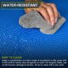 imageProsourceFit Extra Thick Puzzle Exercise Mat  EVA Foam Interlocking Tiles for Protective Cushioned Workout Flooring for Home and Gym Equipment Black  34 inch  24 Sq Ft  6 TilesBlue  34 Inch  96 Sq Ft  24 Tiles